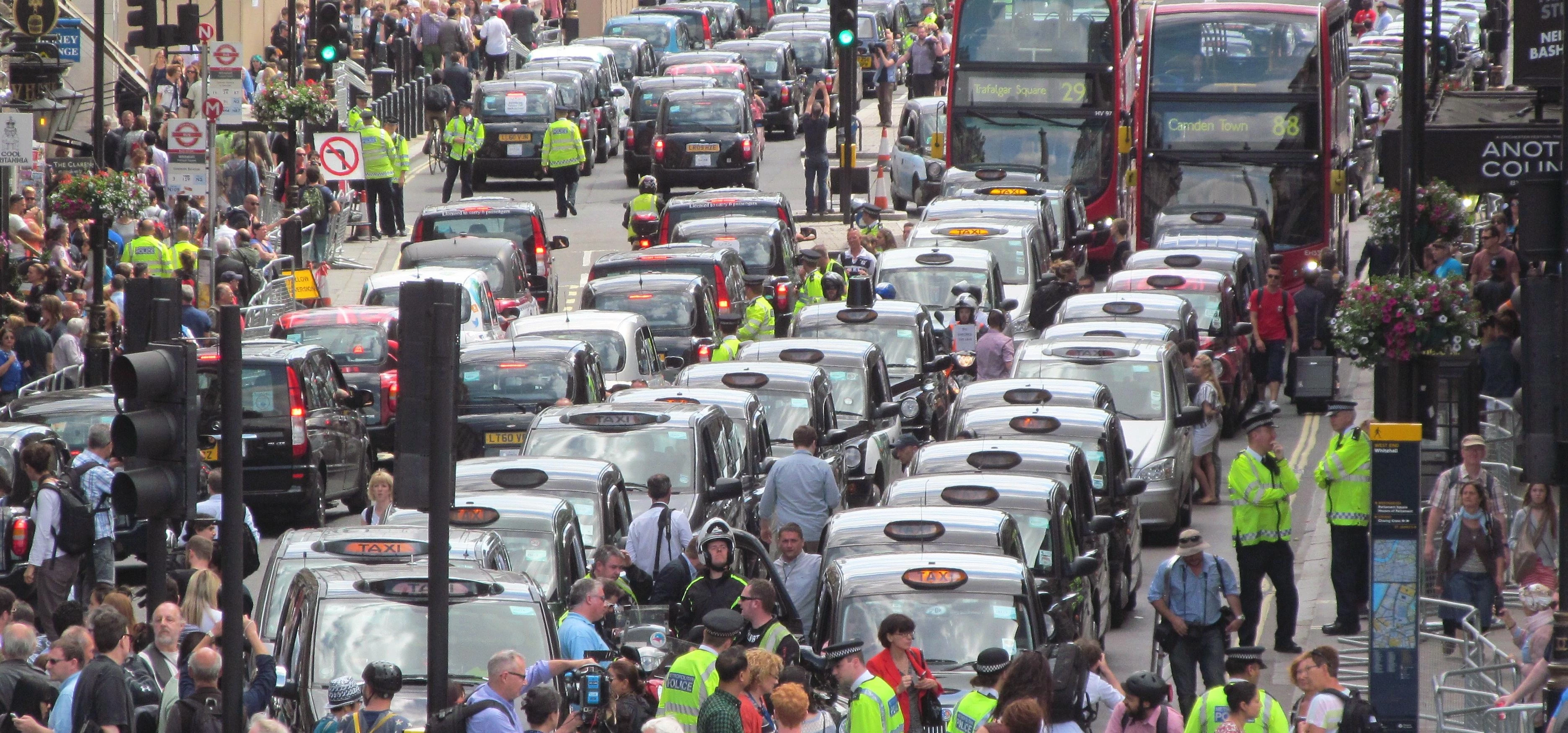 London anti-Uber taxi protest June 11 2014 036
