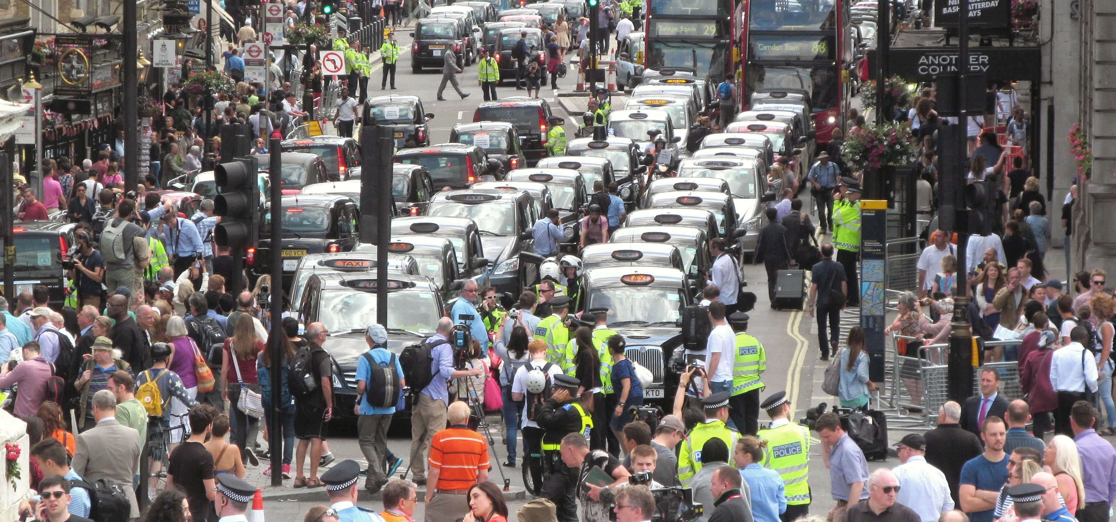 London anti-Uber taxi protest June 11 2014 035