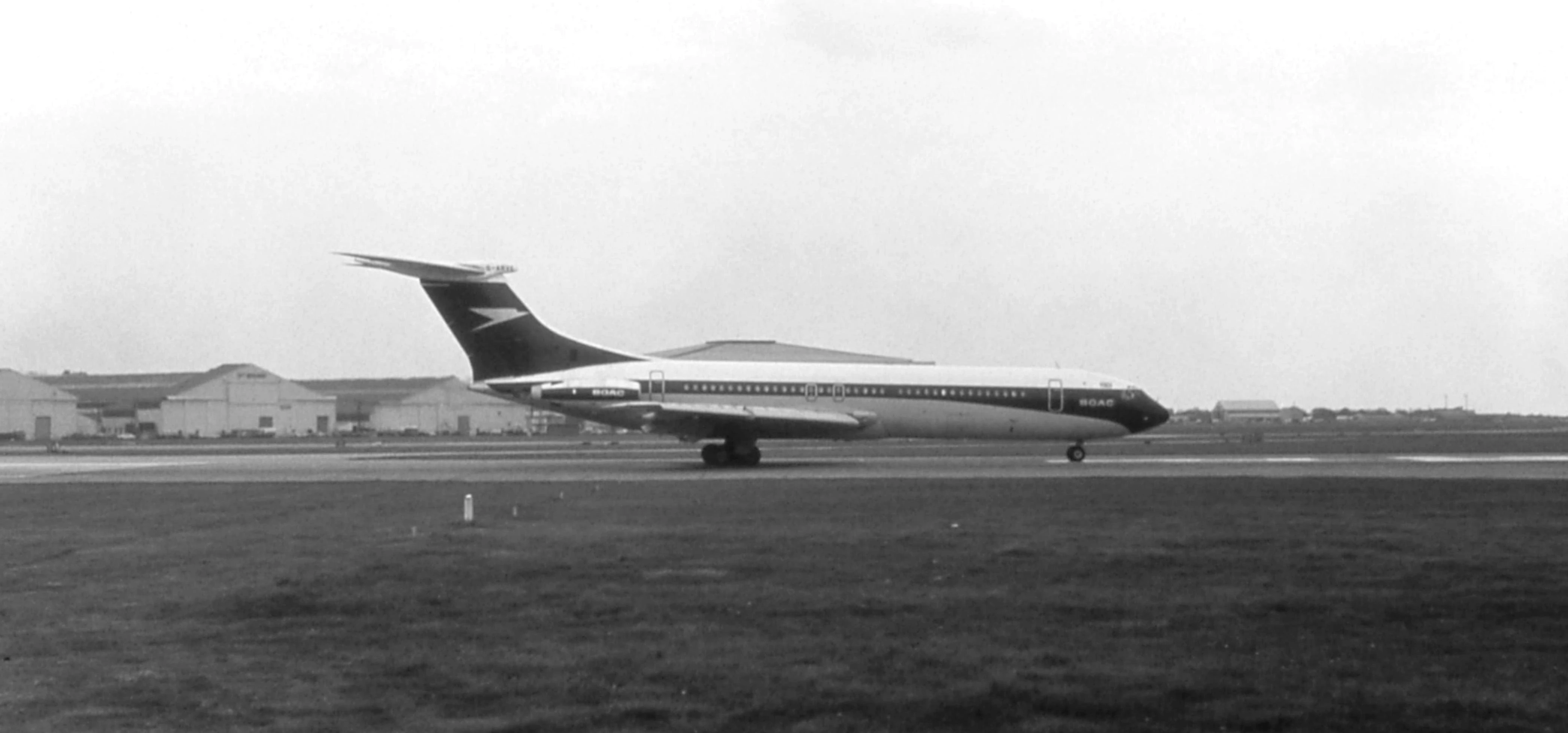 From The Black & White File - B.O.A.C. VC10