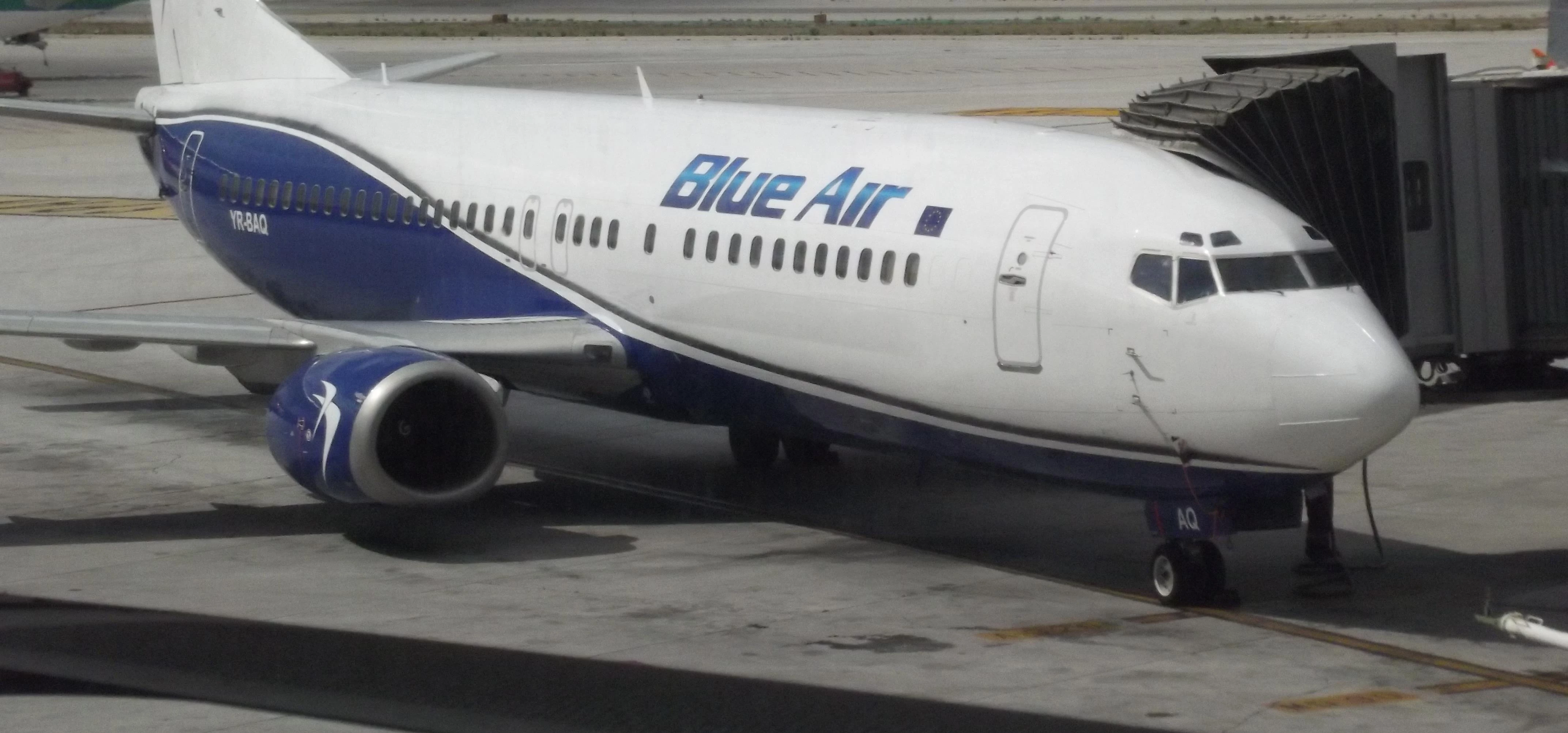 Malaga Airport - Terminal 3 - planes - Blue Air