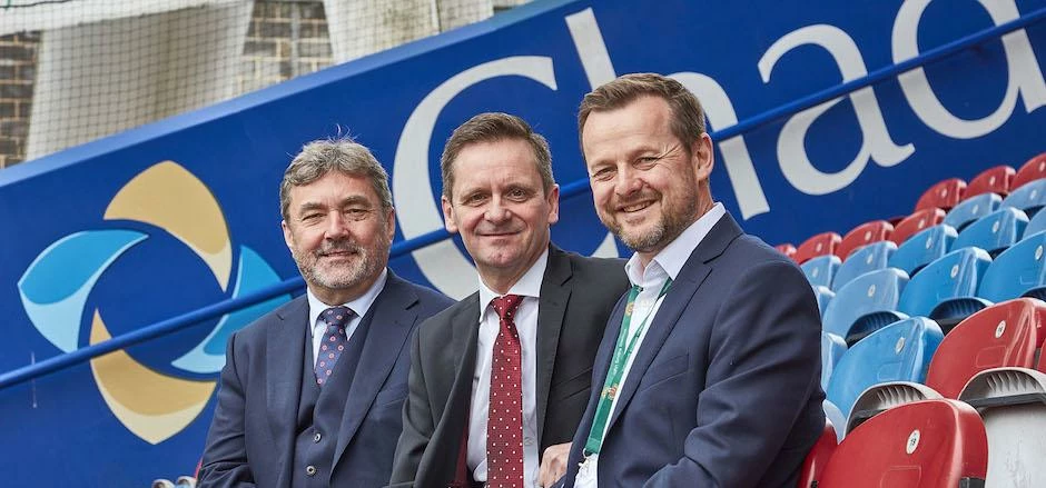 Steven Bonfield and Neil Wilson of Chadwick Lawrence, and Gareth Davies of KSDL.