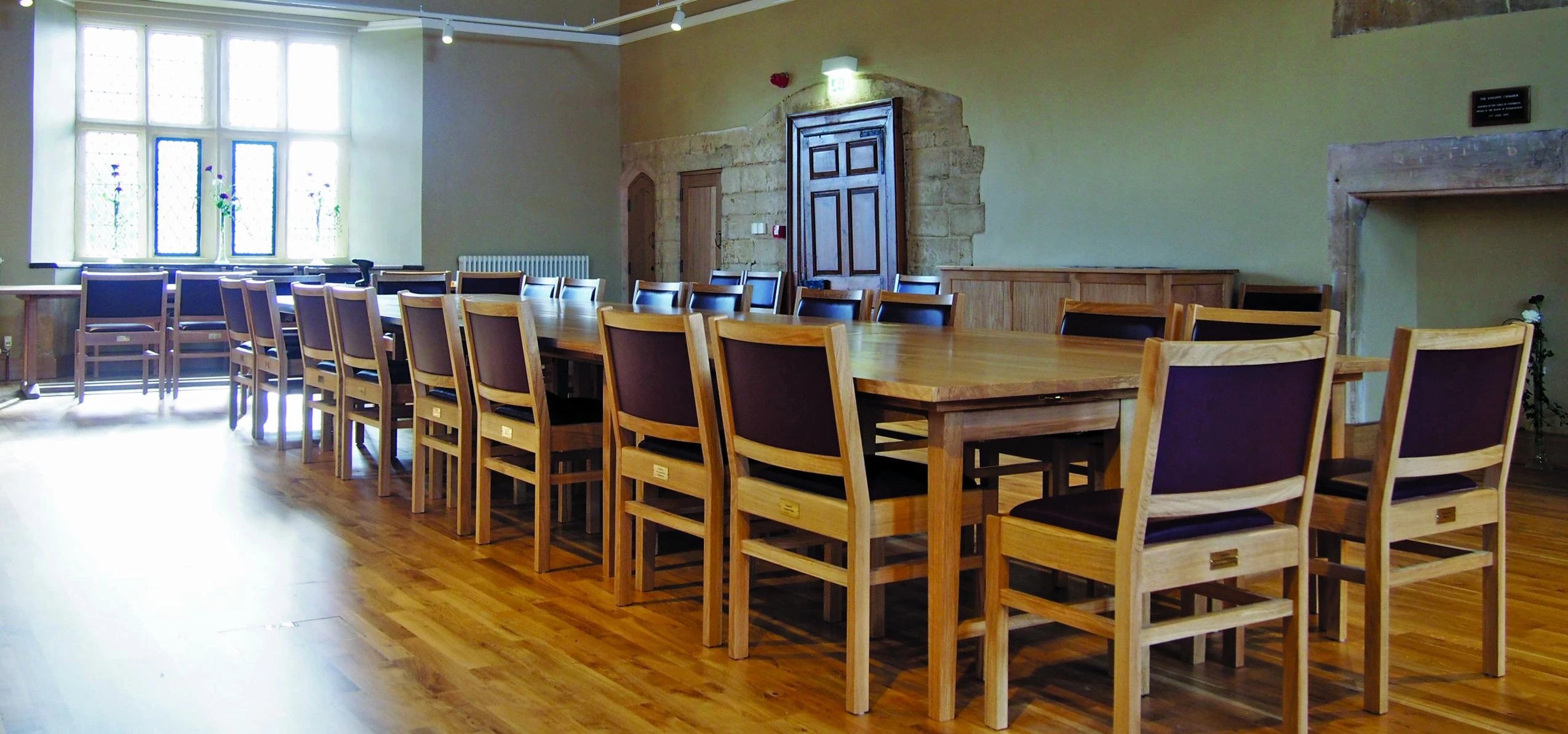 The Knights Chamber featuring Treske's bespoke furniture.