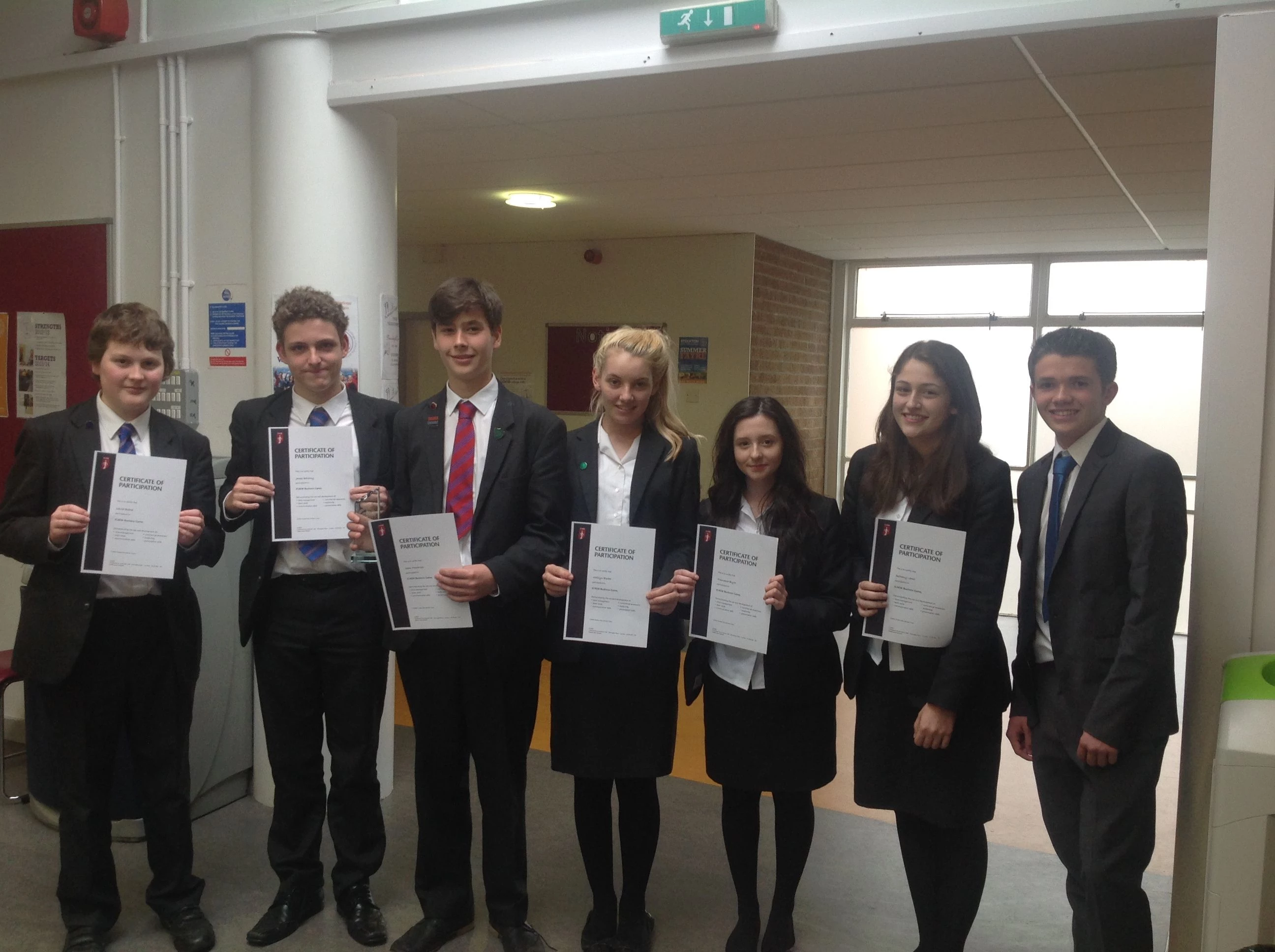 Winning team