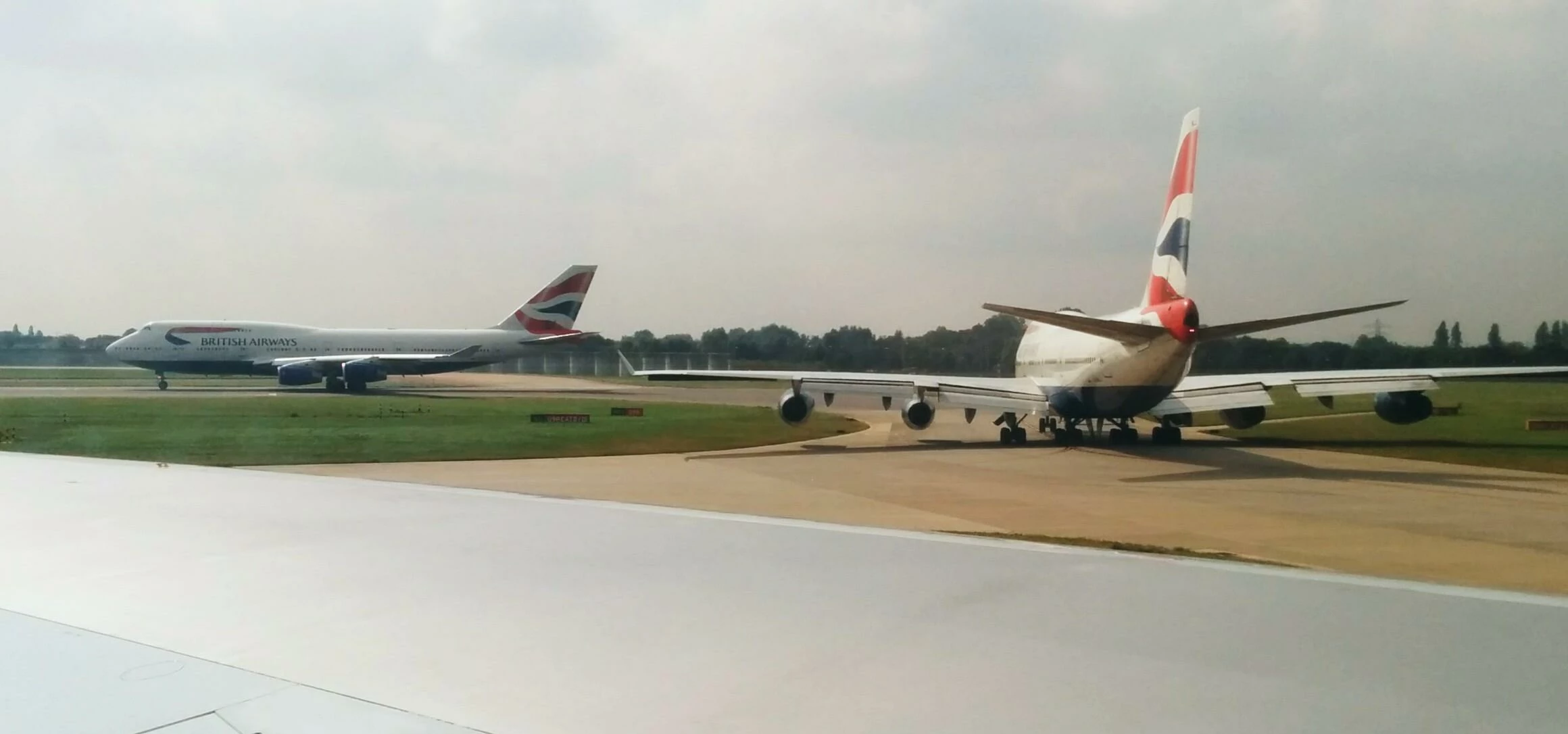 BA 747 line up