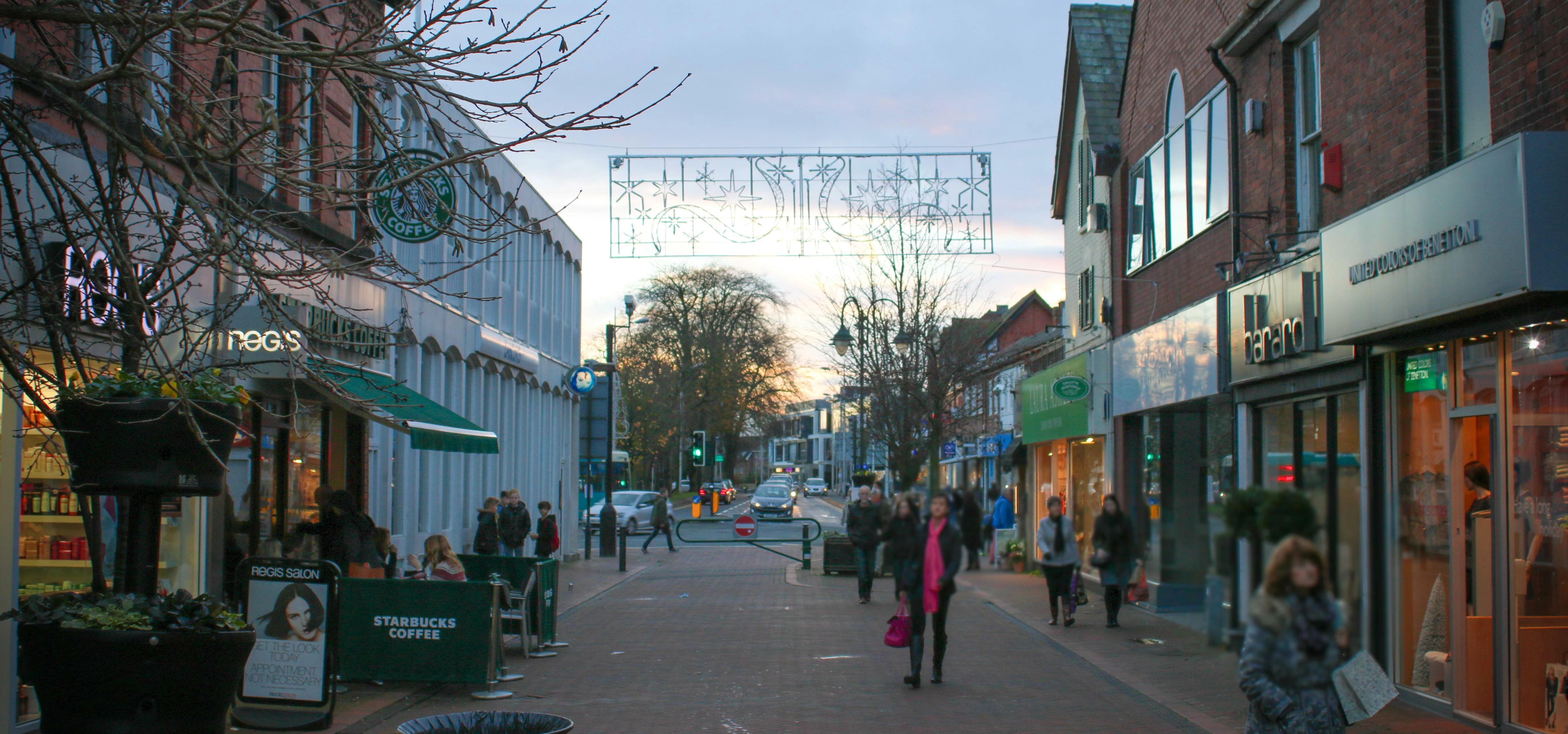 Wilmslow Town Centre, Cheshire