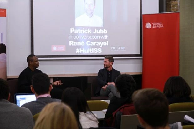 Rene Carayol in conversation Patrick Jubb at Hult International Business School