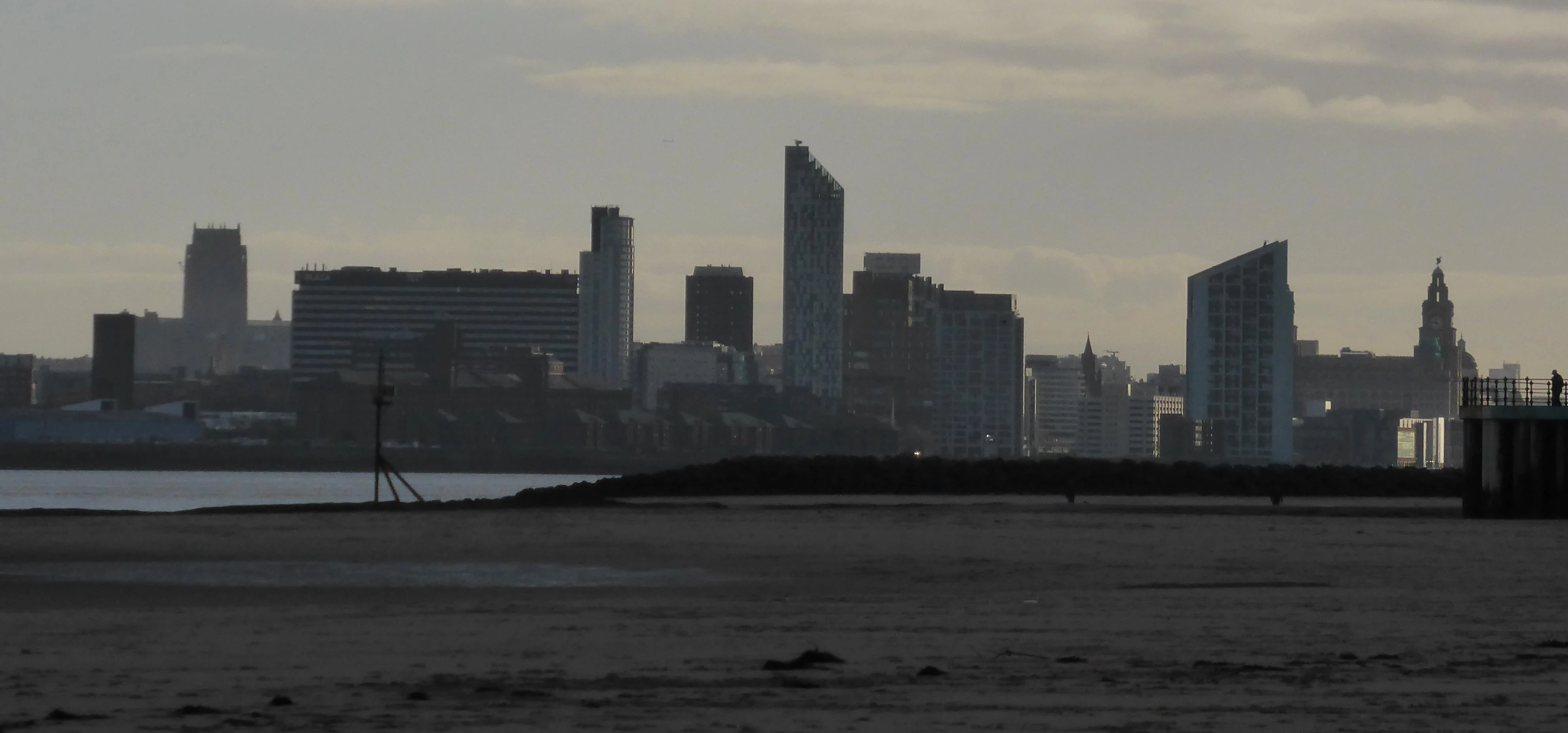 Liverpool skyline from New Brighton
