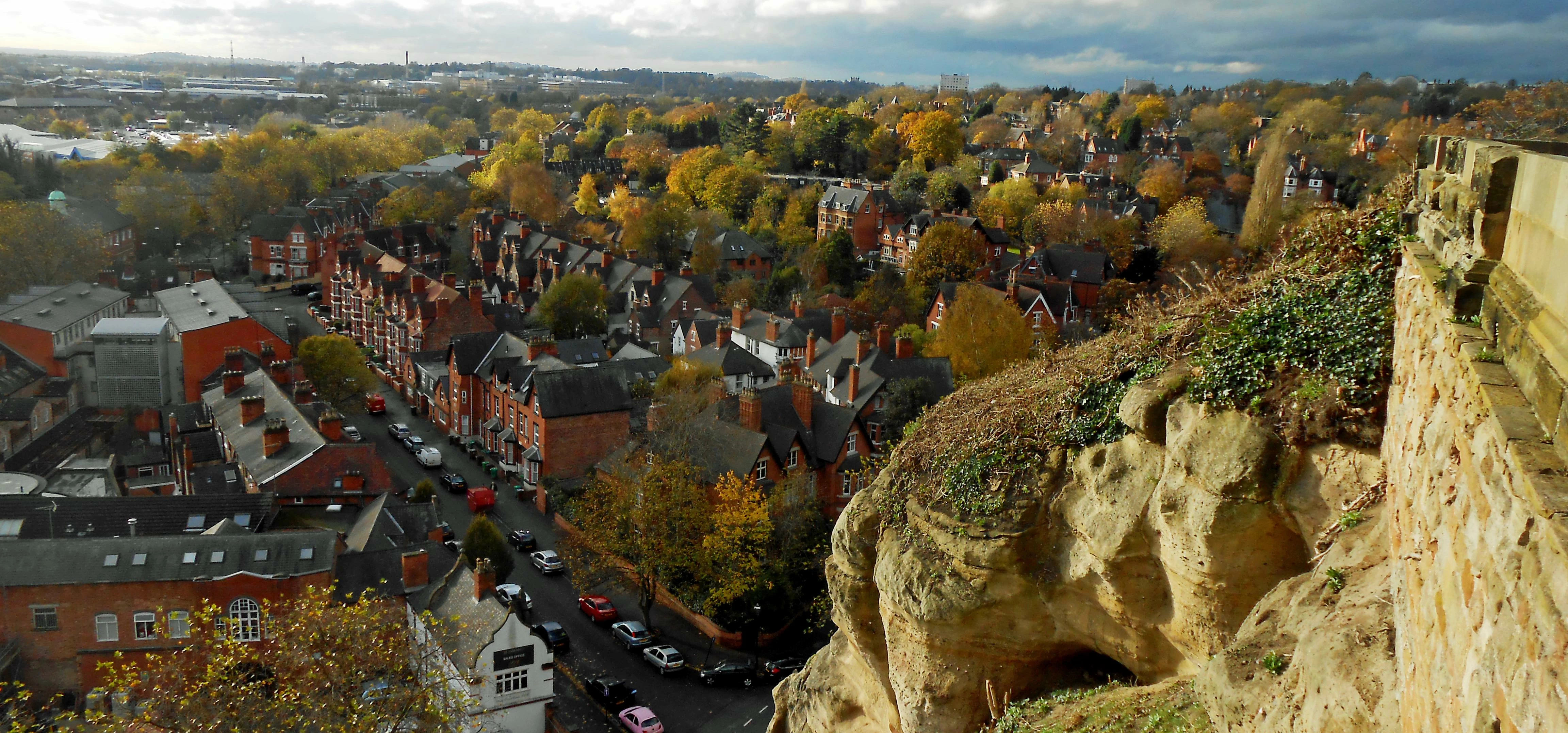 The Park from Nottingham Castle