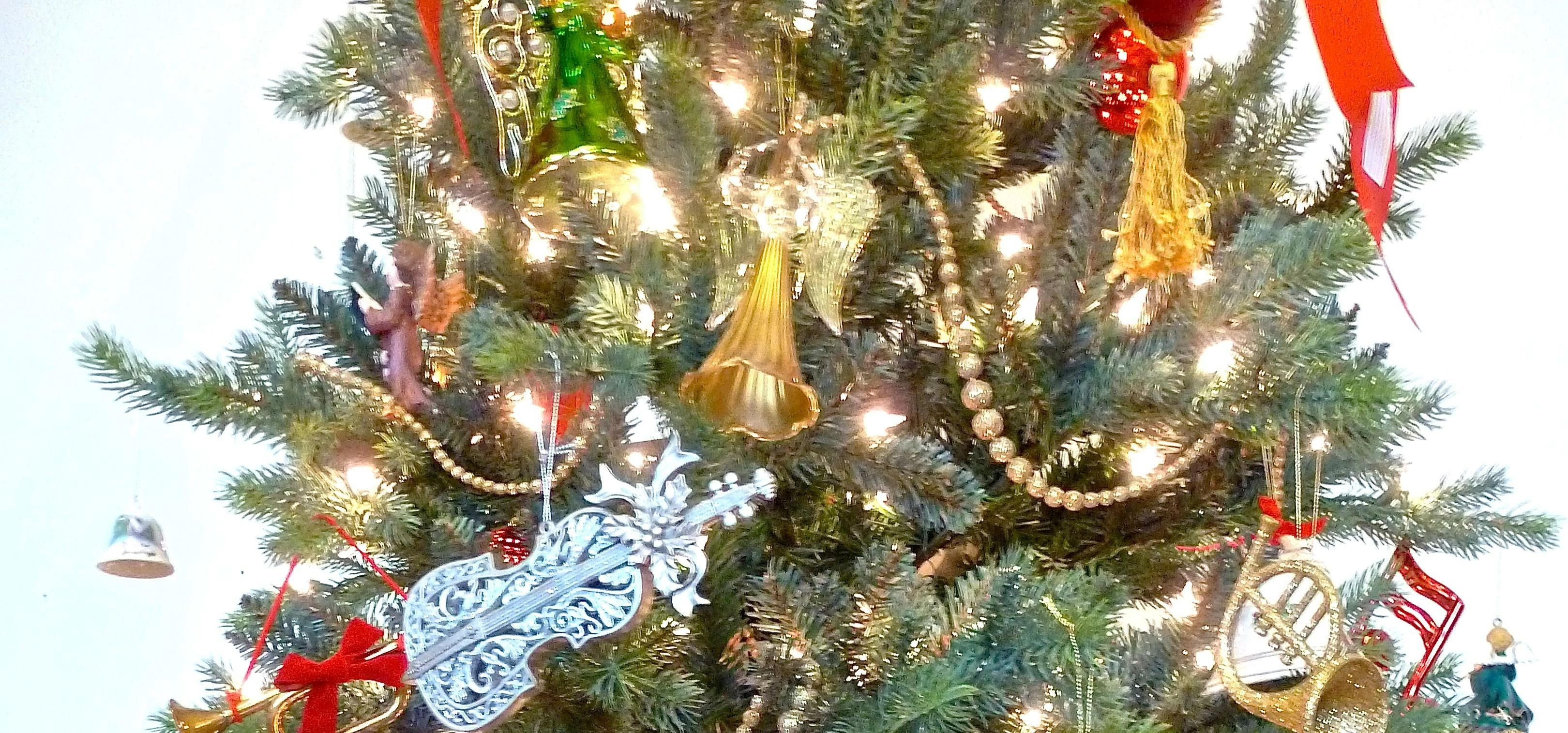 Music themed Christmas Tree, Historic Trinity