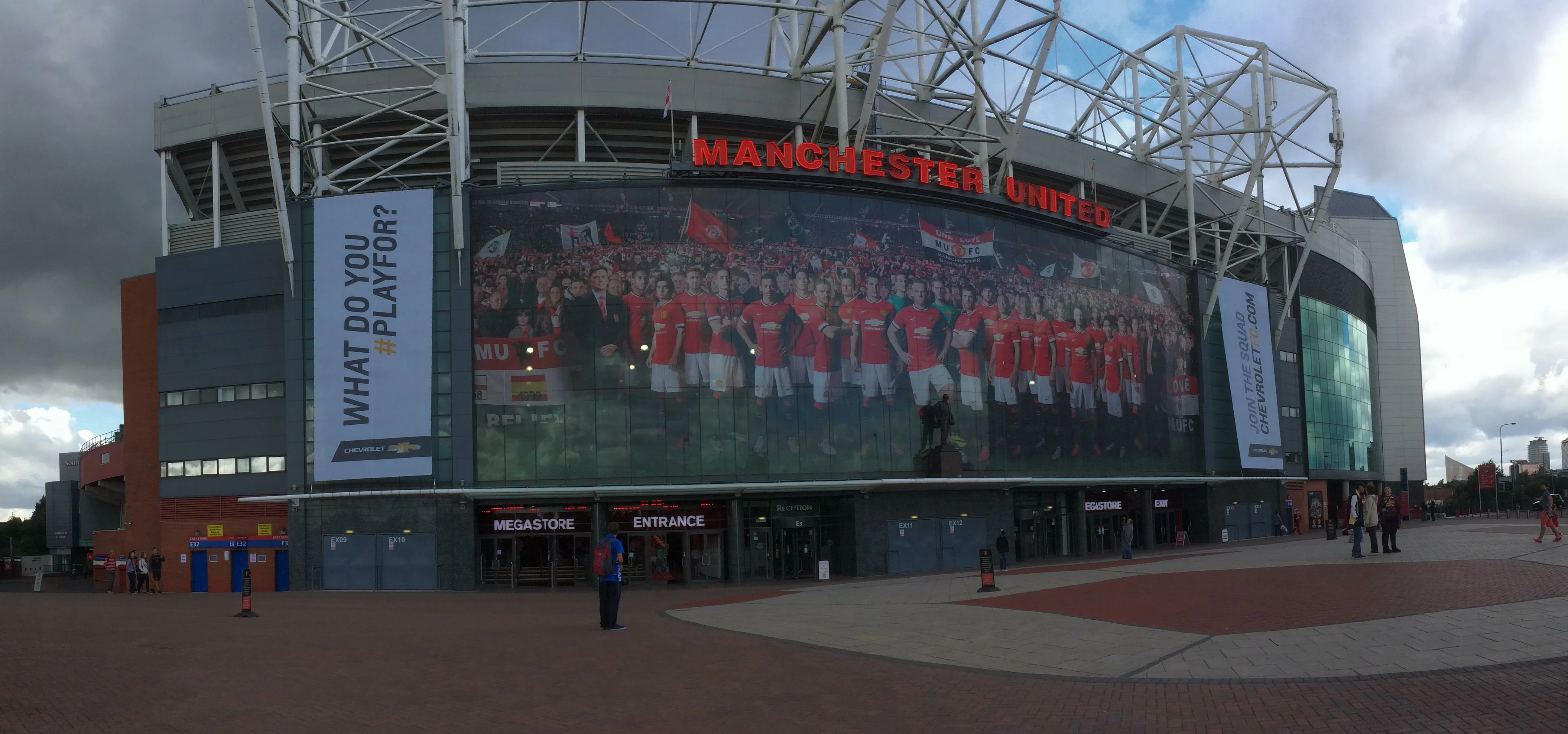 Old Trafford From The Outside
