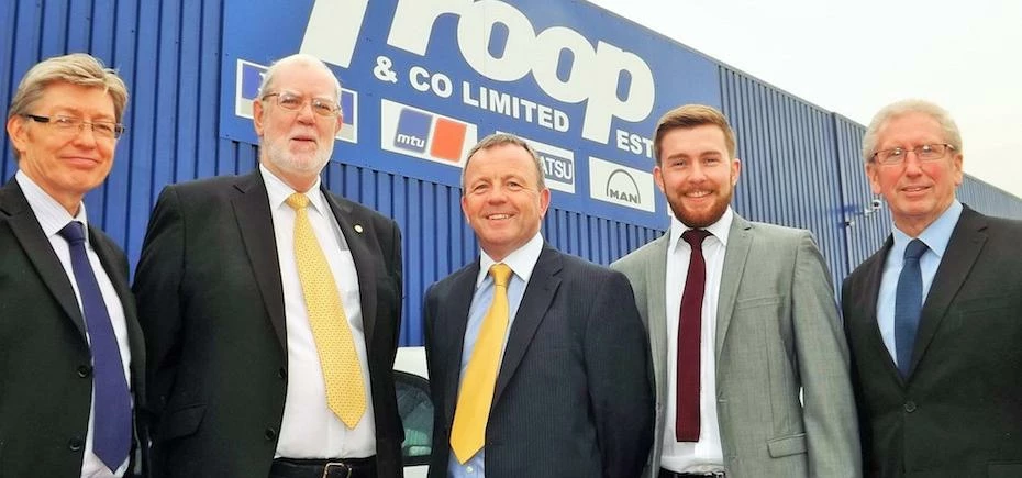 L-R: Derek Bate, Bob Troop, Bobby Pollock, Sean Dignam and Stephen Griffiths