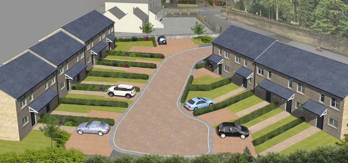 A CGI of the Intake Road scheme