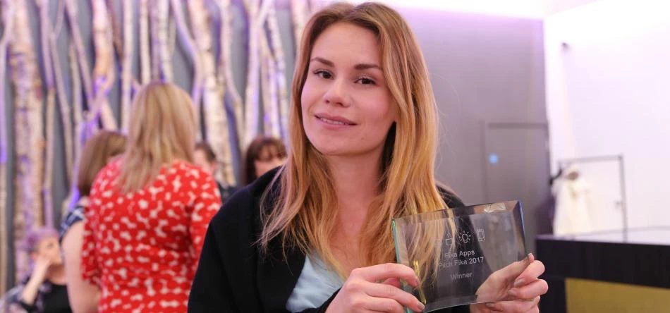 Pitch Fika 2017 winner Yasmine Åkermark