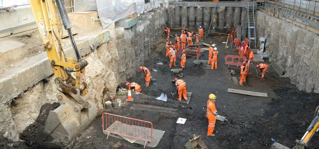 Crossrail archaeology dig