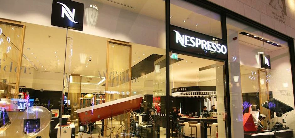 Nespresso's first permanent boutique at Bluewater