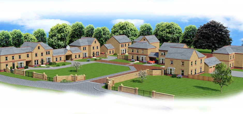 How Chartford Homes' new housing scheme would look.