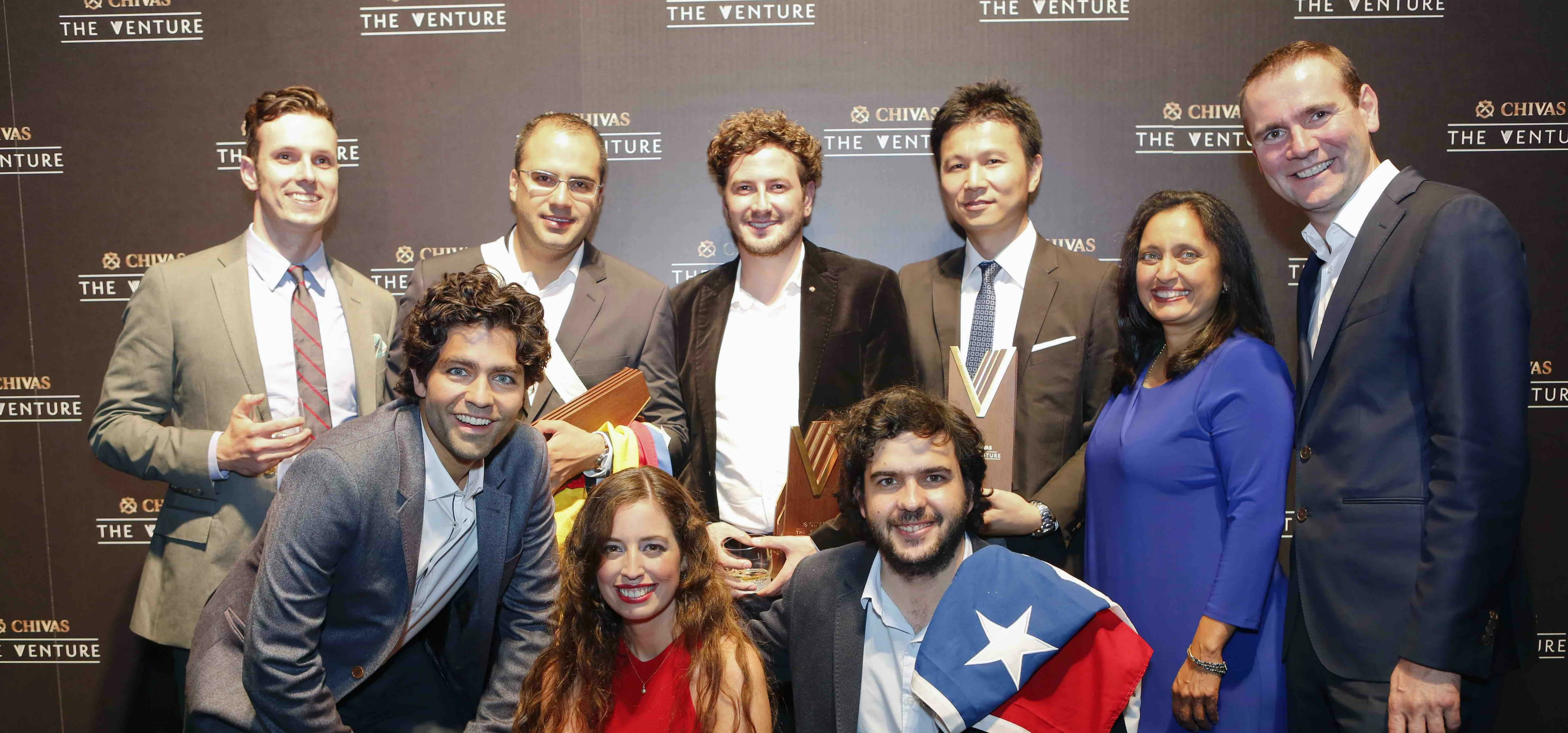 Adrian Grenier, Sonal Shah and The Venture's Finalists on Friday Night