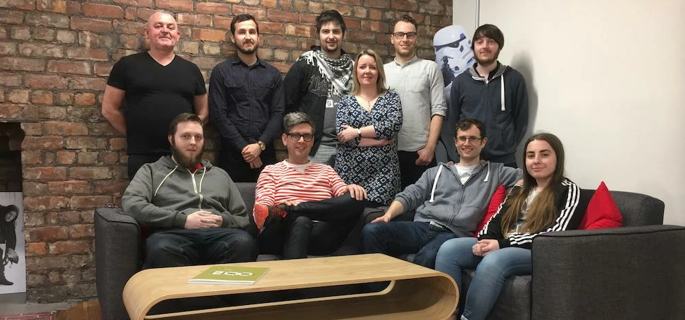 Back row L-R: Wayne Malcolm, Vincent Atanasov, Chris Ridgers, Bridget Waters, David Fairbrother and