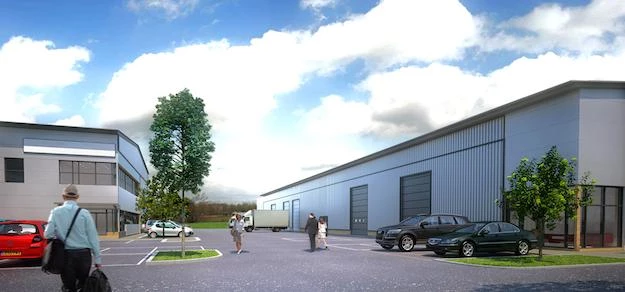 A CGI image of the 90,000 sq ft industrial site on Little Lane in Doncaster.