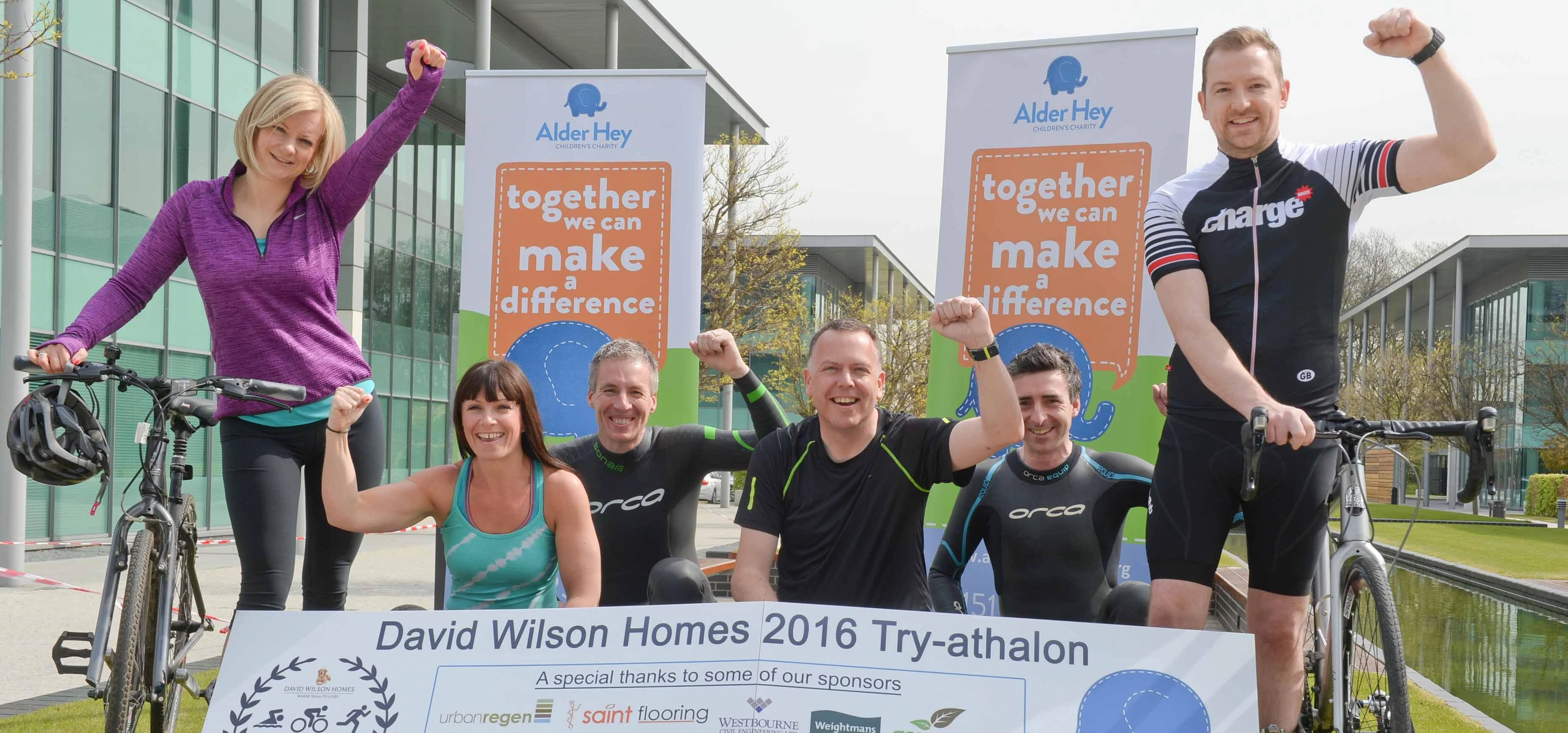 30 intrepid David Wilson Homes colleagues will take part in four sporting challenges for charity