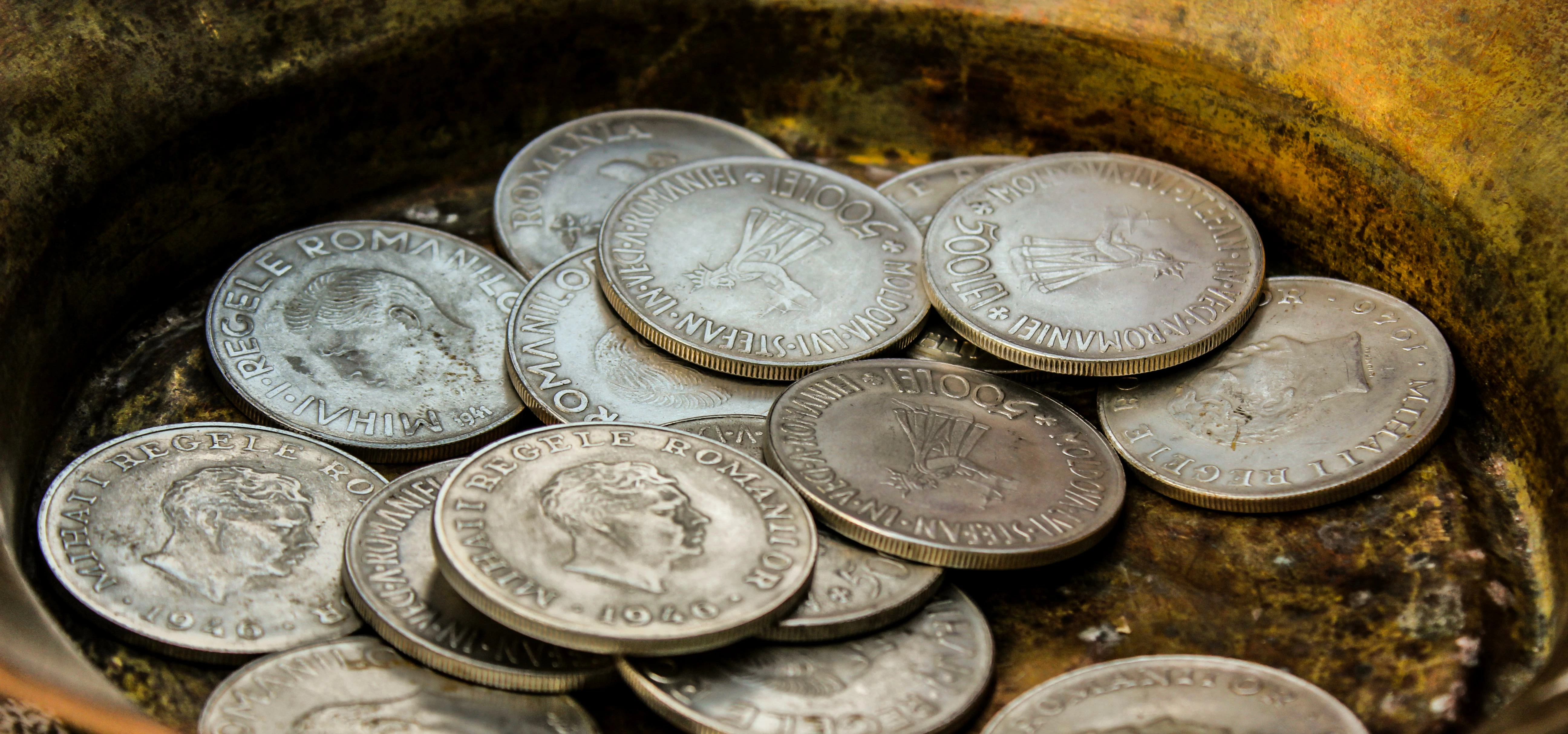 Old romanian coins