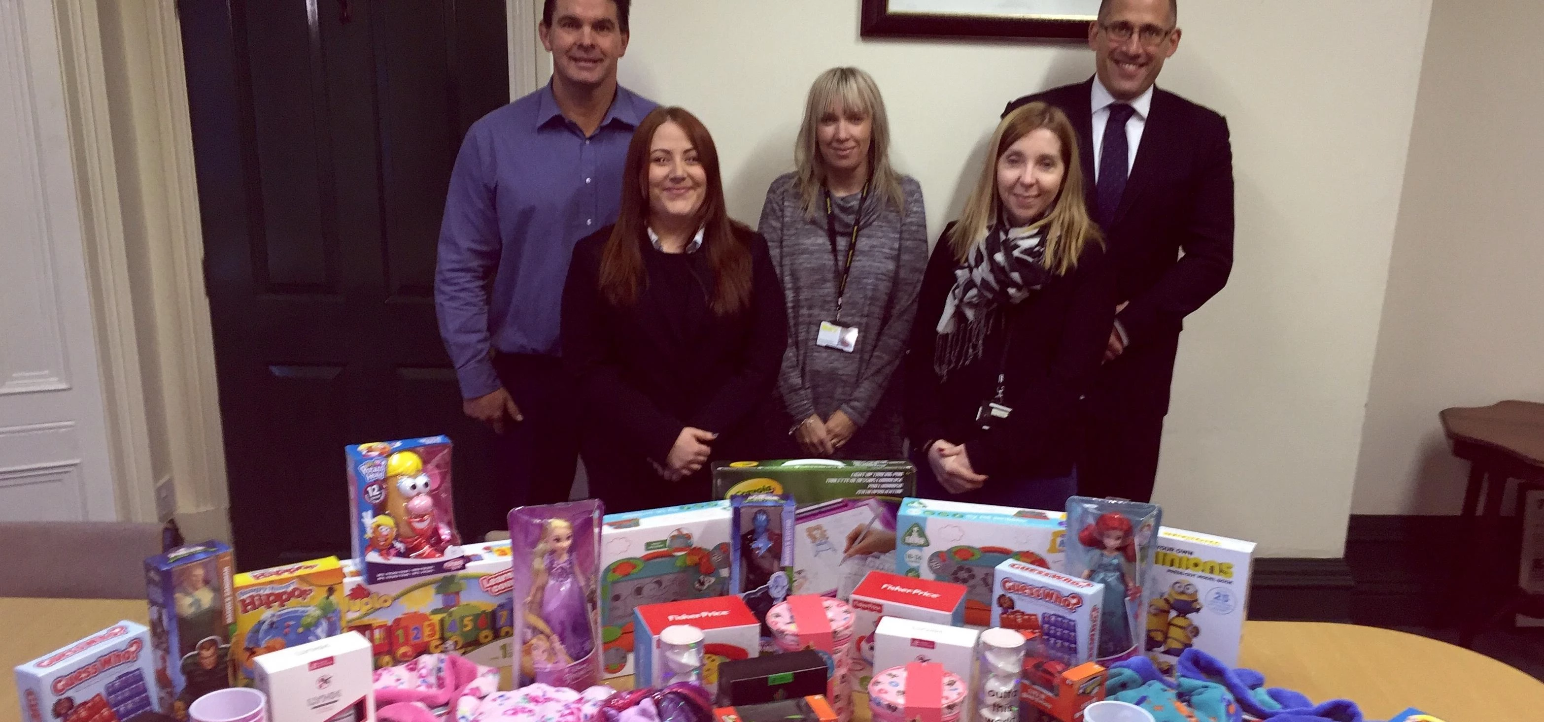 WHN has Christmas toys to Bury Council's fostering team and Blackburn-based Community CVS