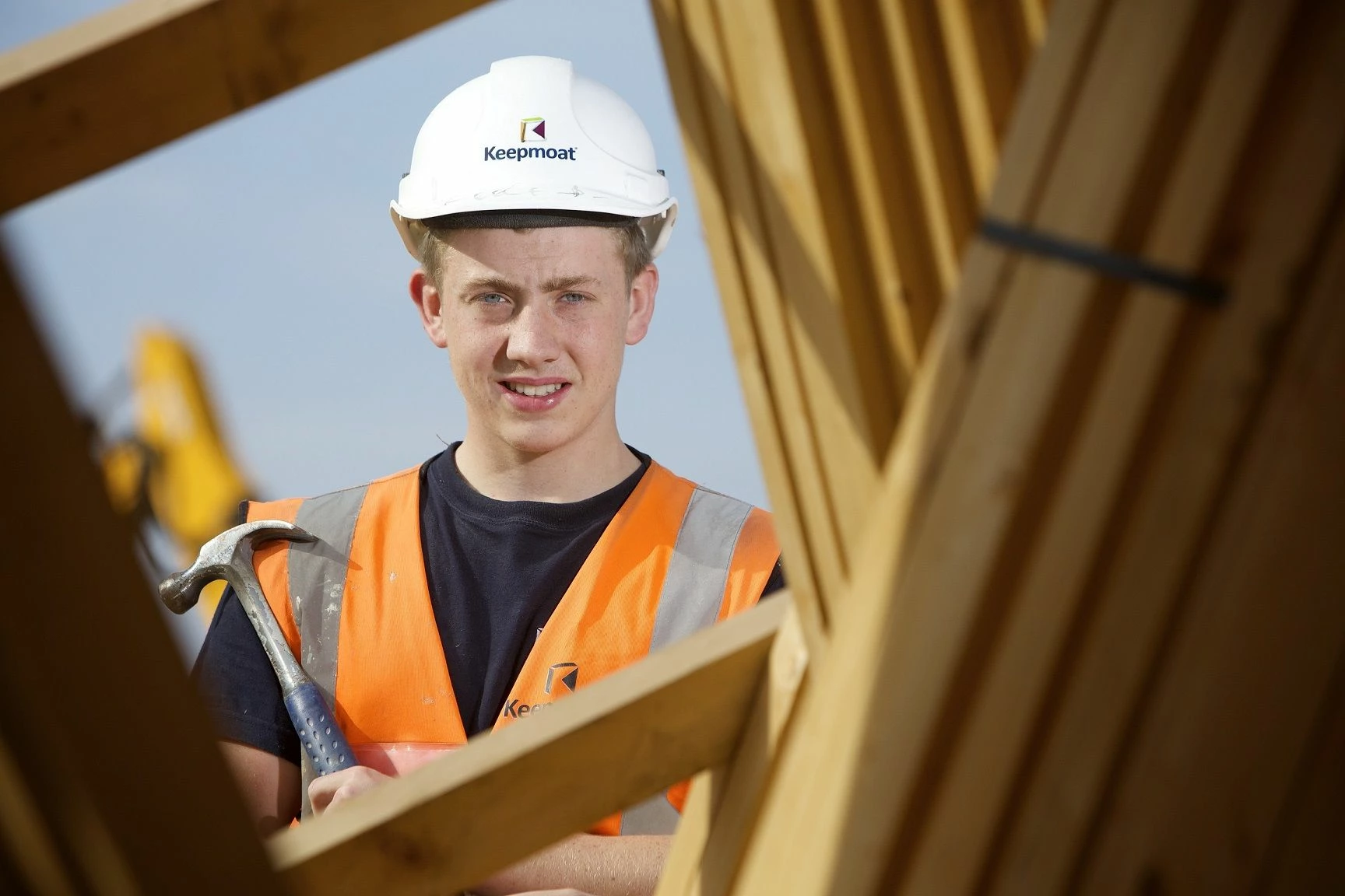 Teenager Reece Pettitt has gained an apprenticeship in joinery and carpentry at Keepmoat
