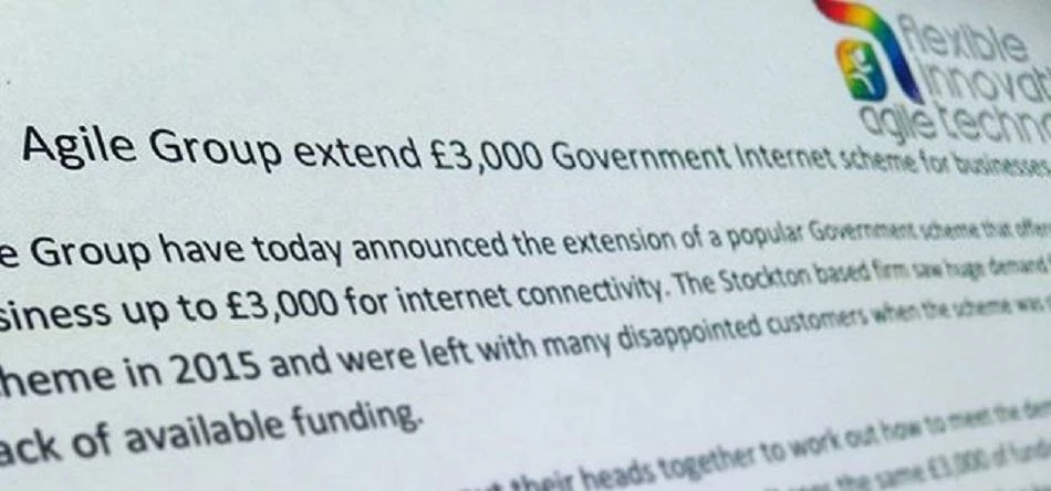 Agile Group announce the extension of a popular £3,000 Government scheme.