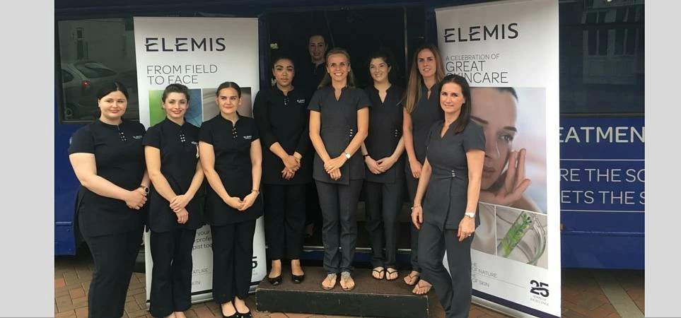 Nichola Wilkson, the Serenity team and Elemis therapists