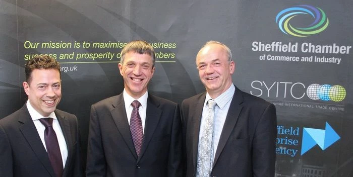 Andrew Hulse and Peter Newsam from UHY Hacker Young and Nick Patrick of SYITC