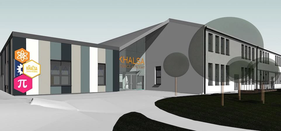 A CGI of the new school