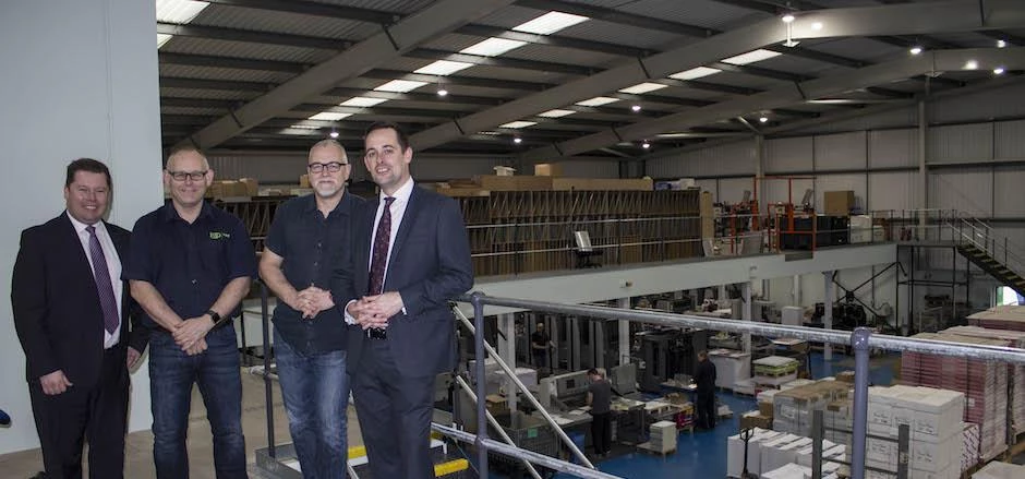 Oliver Bell-Syer (Natwest), Philip Stead (Leeds Graphic Press), David Stead (Leeds Graphic Press) an