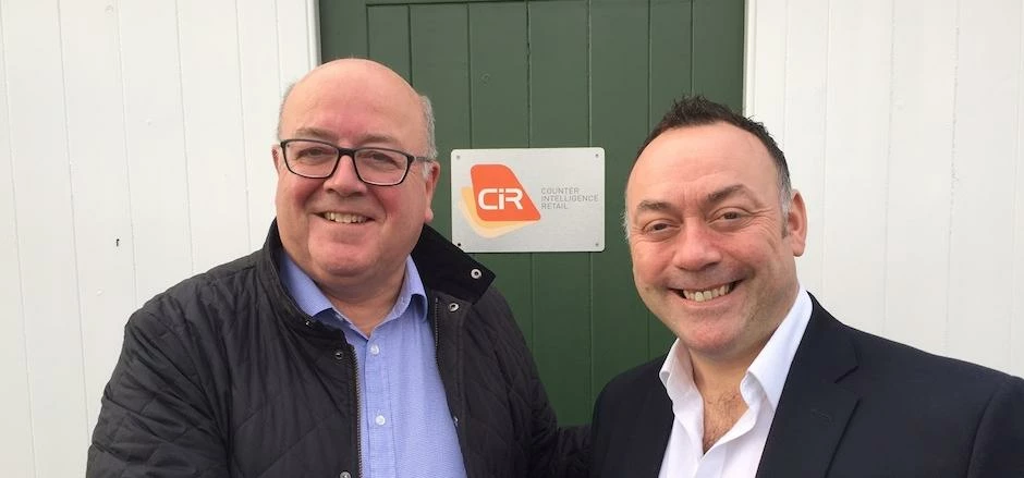 Corporate partner Philip Ashworth of Andrew Jackson Solicitors with Garry Stasiulevicuis , managing