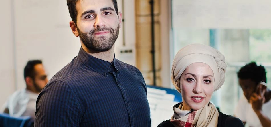Sadra and Ari Hosseini, co-founders of The Luxe London