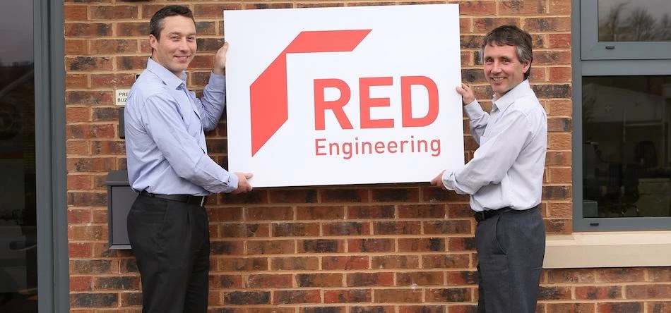 Directors and Joe Orrell (left) and Richard Kent reveal Red Engineering’s new look and name change