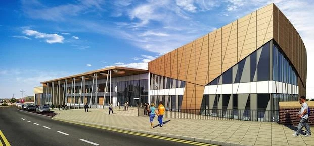 Artist impression of the new campus