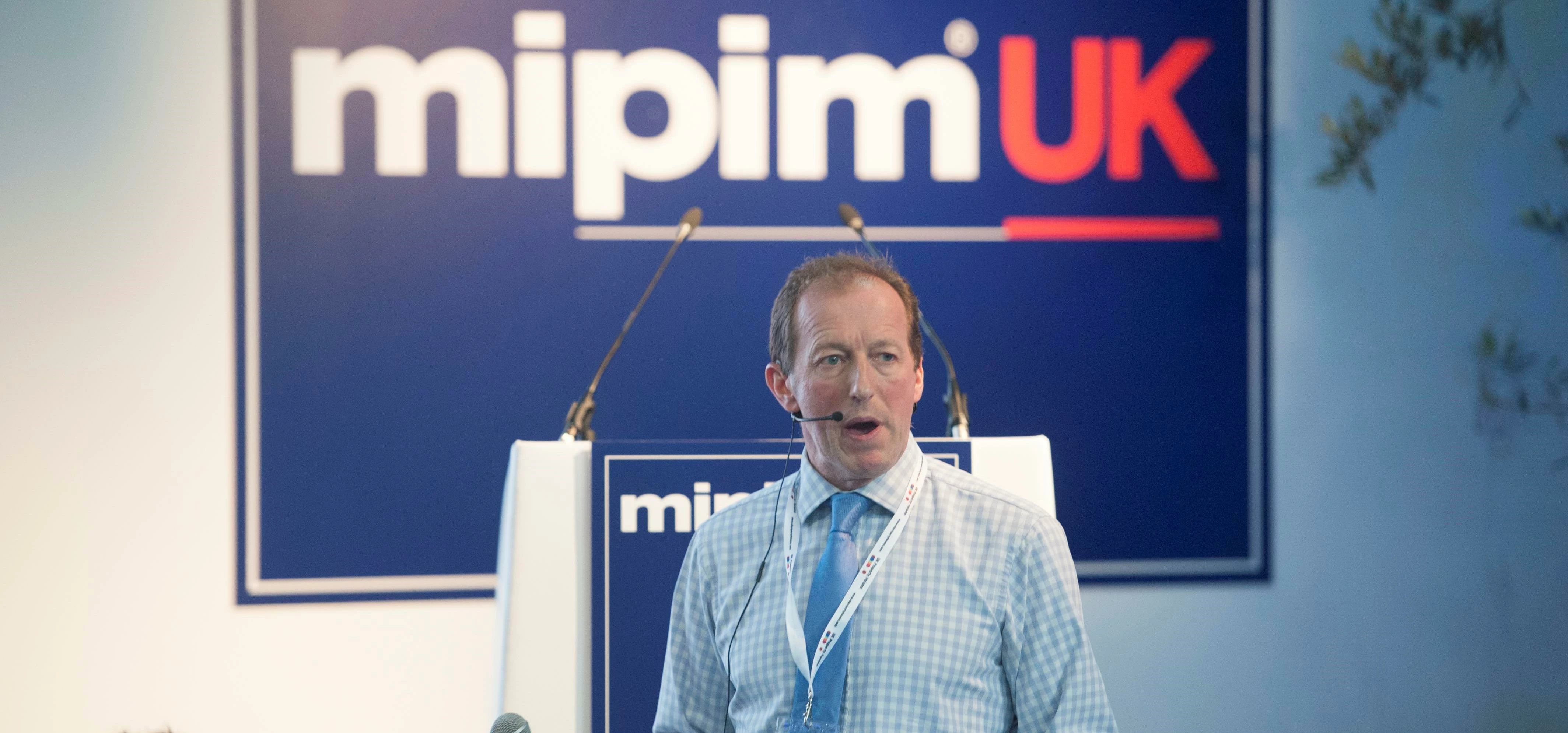 Matthew Battle, managing director at the UK Property Forums, speaking at MIMPIMUK