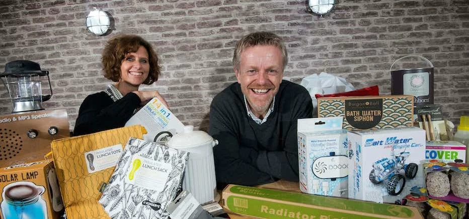 Donna Fenn, Founder of Remade in Britain & Paul Walker, Managing Director of Eco Stores Direct.