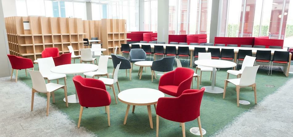 Birmingham City University, where Godfrey Syrett delivered a major furniture installation on behalf 