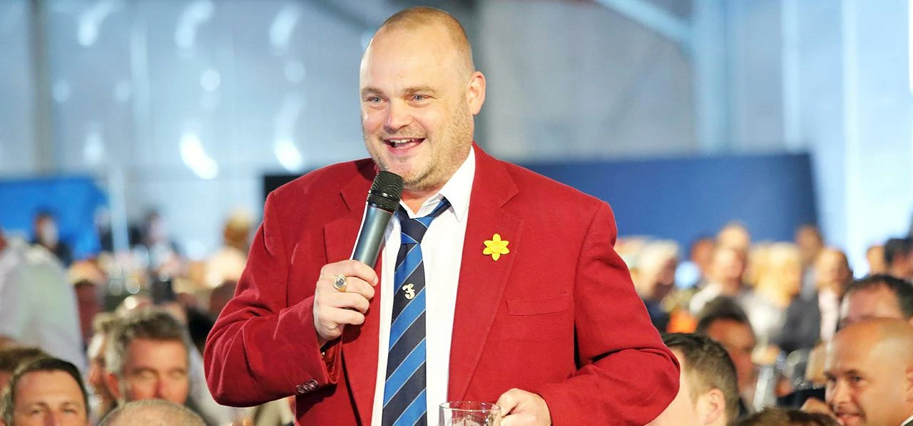 Al Murray performs at the North East Oyster Festival 