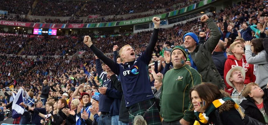 Rugby World Cup 2015 – Fans. South Africa v Scotland at St James’ Park