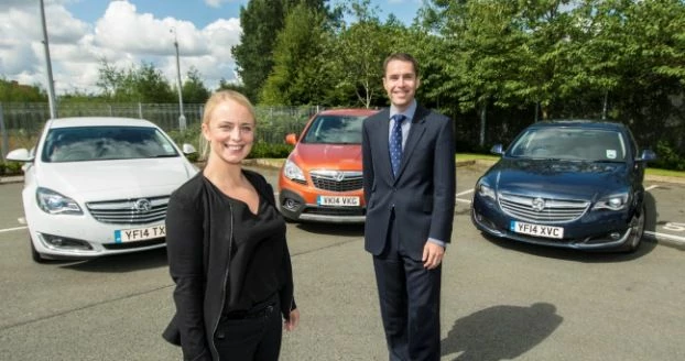 Joanne Shepherd, Fleet Manager at Clarke Energy with Chris Jackson, Business Development Manager at