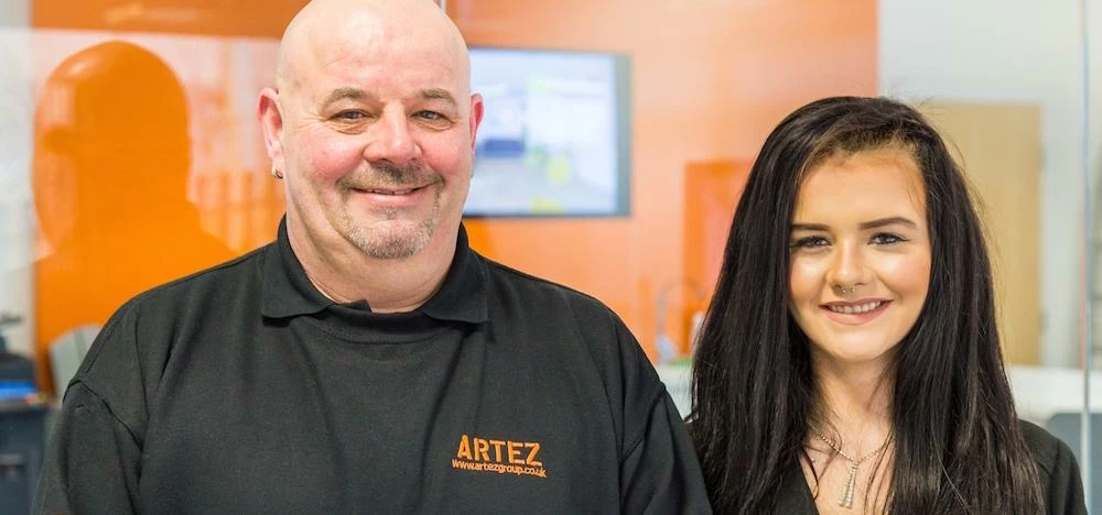 Chris Taylor and Georgia Ashmore of Artez Group