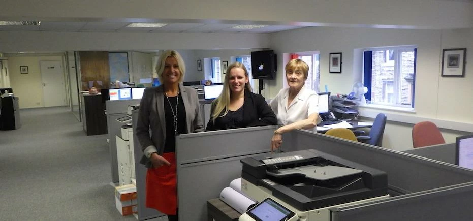  From left to right: Sally Roberts, dealer support manager, Alison Dodson, sales support administrat
