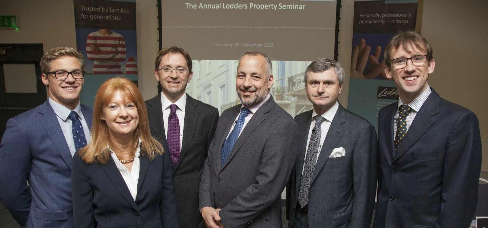 Speakers at law firm Lodders' Annual Property Seminar in Stratford upon Avon