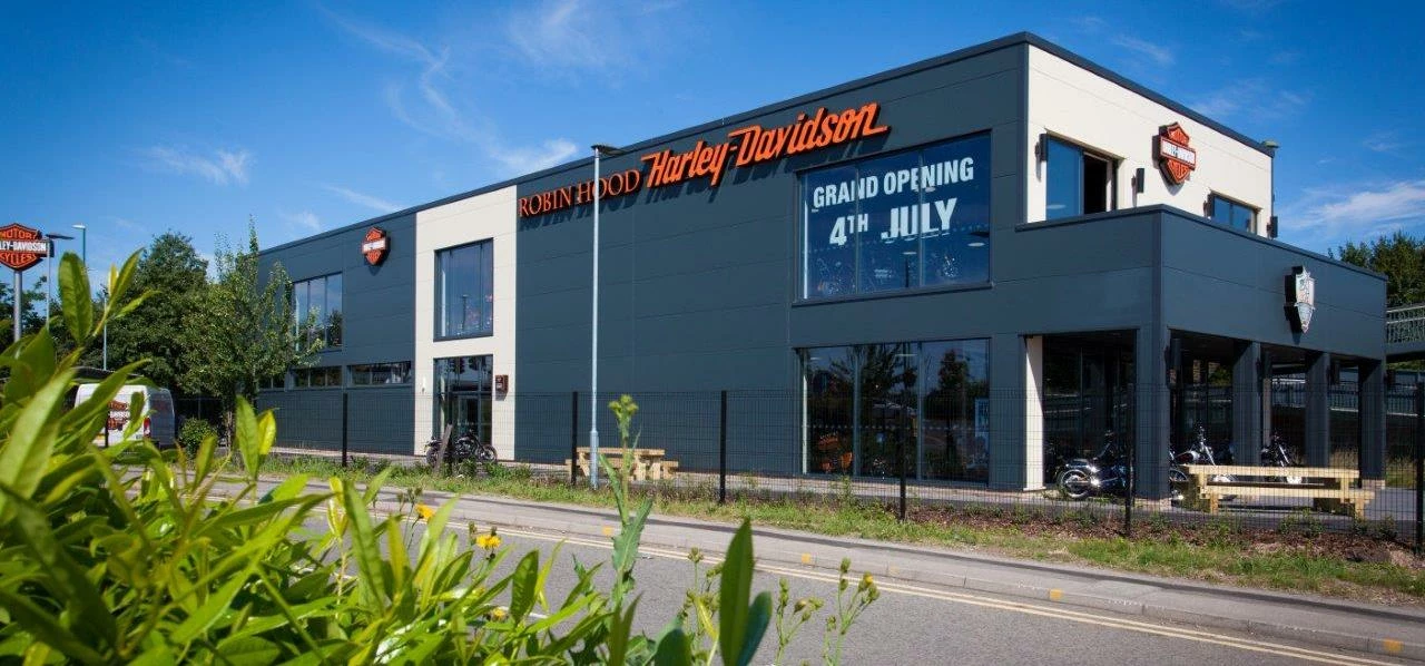 HCM built these new Harley-Davidson premises