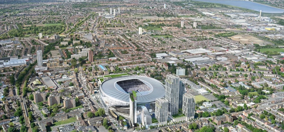 Artist's impression of the regenerated Tottenham area.