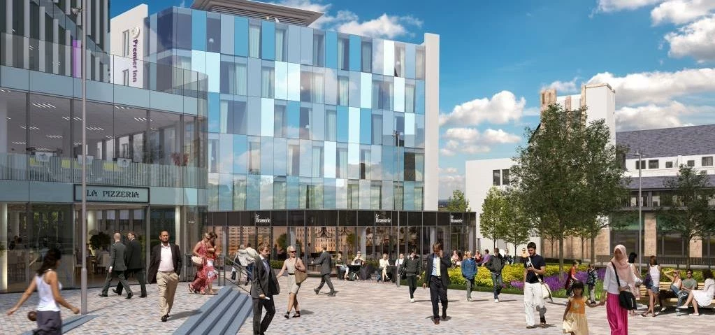 A CG of a £16m Blackburn scheme delivered by Eric Wright Construction