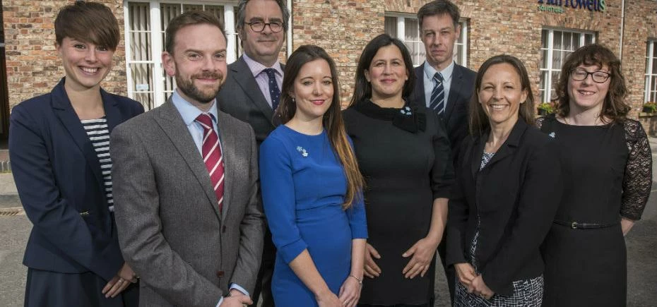 CARE TEAM: Pictured (L to R) are members of Harrowells Solicitors newly launched Care, Health and We