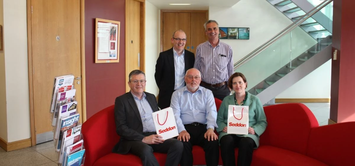 Back row: (L to R) Matthew Cook, financial director, Circle Liverpool; Steve Pagett, operations dire